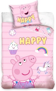    2  Sonne Peppa Pig Happy - 140 x 200 cm,     - 