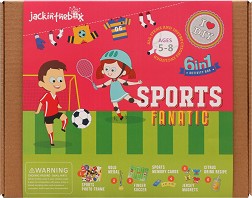 Спортисти 6 в 1 - Jack in a Box - Творчески комплект — J-709527
