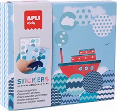Многократни стикери Море - Apli Kids - Творчески комплект — 18363