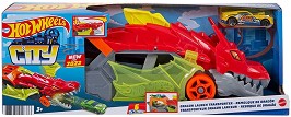 Писта транспортьор дракон - Mattel - С количка от серията Hot Wheels — GTK42