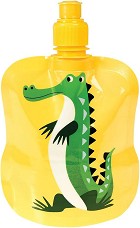 Детска пластмасова бутилка Крокодилът Хари - Rex London - С вместимост 200 ml — 27787