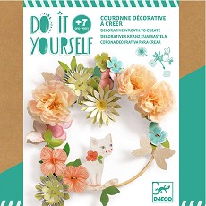 Направи сама Венец за врата - Djeco - Творчески комплект от серията Do It Yourself — DJ07967
