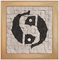 Каменна мозайка Зодия Риби - Neptune Mosaic - С размери 12 х 12 cm