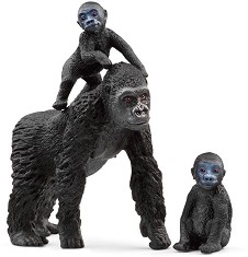 Фигурки на семейство горили - Schleich - 3 броя от серията Wild Life — 42601