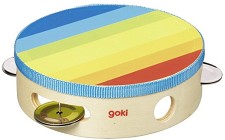 Детска дървена тамбурина - Goki — 61920