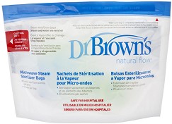 Торбичка за стерилизация в микровълнова фурна - Natural Flow - 1 или 5 броя в комплект - продукт