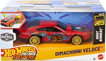 Метална количка Dimachinni Veloce - Mattel - С pull-back механизъм. от серията Hot Wheels — HPT04