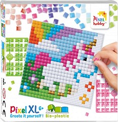 Мозайка магнит за хладилник Еднорог - Pixelhobby - Творчески комплект — 41046-BabyUnicorn2
