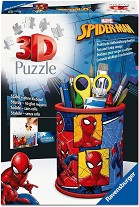 Моливник: Спайдърмен - 3D пъзел от 57 части на тема Спайдърмен — Ravensburger 12008087