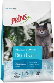 Натурална храна за котки изложени на стрес Prins Resist Calm — 1,5 кг, с пилешко, от серията VitalCare, над 1 година