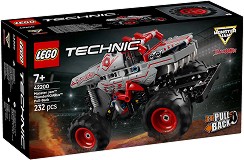 LEGO Technic - Monster Jam Thunderroarus с издърпване - Детски конструктор — 42200