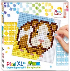 Мозайка с пиксели XL Морско свинче - Pixelhobby - Творчески комплект — 41044-Guineapig2