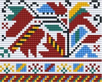 Мозайка Българска шевица - Bright Toys - Творчески комплект — BE50004
