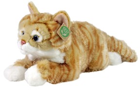 Еко плюшена котка таби - Rappa - С дължина 40 cm — 221161