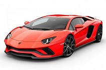 Метална количка Lamborghini Aventador Coupe - Bburago - С мащаб 1:32 — 18-43000