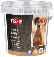 Тренировъчни лакомства за кучета Trixie Trainer Snack Balls - 500 г, с агнешко, от серията Premio