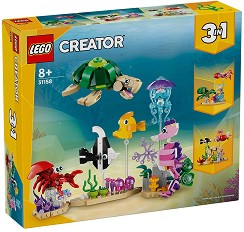 LEGO Creator - Морски животни 3 в 1 - Детски конструктор — 31158