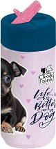 Детска пластмасова бутилка Derform - С вместимост 330 ml от серията Cleo and Frank — 97470
