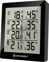 Метеорологична станция Bresser Temeo Hygro Quadro Weather Station - С 3 външни сензора