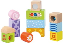 Дървени сензорни блокчета - Viga Toys — 50682