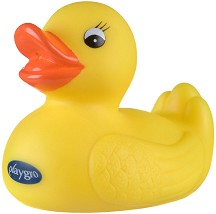 Гумено пате Playgro - Играчка за баня от серията "Bath" — 170206