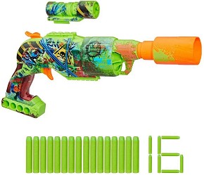 Nerf - Zombi Driller - Бластер с 16 стрелички — F8960