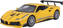 Метална количка Ferrari 488 Challenge - Bburago - С мащаб 1:24, от серията Ferrari Race & Play — 18/26307