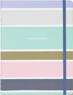 Тефтер с широки редове и спирала Filofax - A5, с редове от колекцията Good Vibes