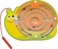 Дървен лабиринт Охлюв - Viga Toys — 59966