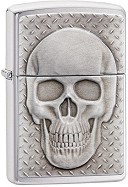 Ветроустойчива запалка Zippo Skull with Brain Surprise