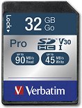 SDXC   32 GB Verbatim Pro Secure