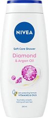 Nivea Diamond & Argan Oil Soft Care Shower -  