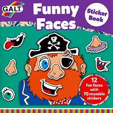 Galt:   -    Funny Faces - sticker book - 