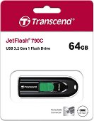 USB-C 3.2 ���� ����� 64 GB Transcend JetFlash 790C