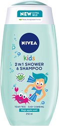 Nivea Kids 2 in 1 Shower & Shampoo -  