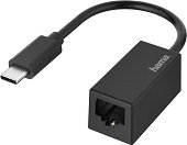  USB-C male  RJ45 female Hama