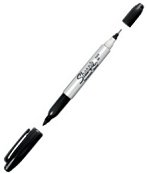    Sharpie Twin Tip