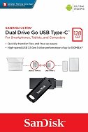 USB A / Type-C 3.2 ���� ����� 128 GB SanDisk Dual Drive Go