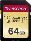 SDXC   64 GB Transcend SDC500S