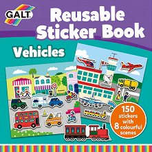 Galt:   -       Vehicles - Reusable Sticker Book - 