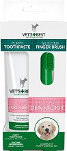 ����� �� ���� �� ������� Vet's Best Puppy Dental Kit - ������