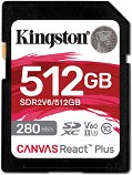 SDXC ����� ����� 512 GB Kingston Canvas React Plus