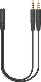  3.5 mm male  2 x 3.5 mm female 4Tech