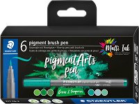 ������� � ���� ��� ����� Staedtler Pigment Arts 371 Greens and Turquoise