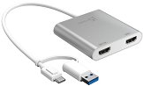 ������� USB-C/USB-A male ��� 2 x HDMI female j5create