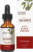 Wooden Spoon Hot Black Pepper Hair Growth Serum  - ������