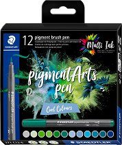 ������� � ���� ��� ����� Staedtler Pigment Arts 371 Cool Colours