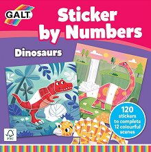 Galt:  -    Dinosaurs - sticker book - 