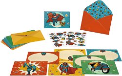 Покани за рожден ден Супергерои - Djeco -