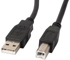 ����� USB-A male ��� USB-B male Lanberg